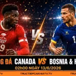 Soi kèo trận đấu Canada VS Bosnia & Herzegovina