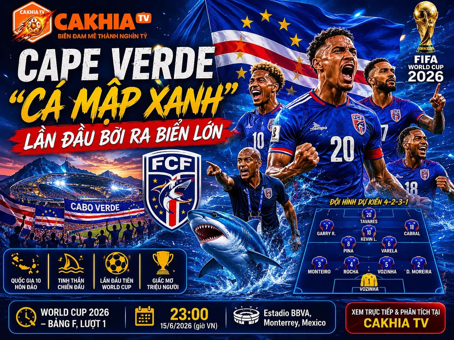 "Cá Mập Xanh" Lần Đầu Bơi Ra Biển Lớn