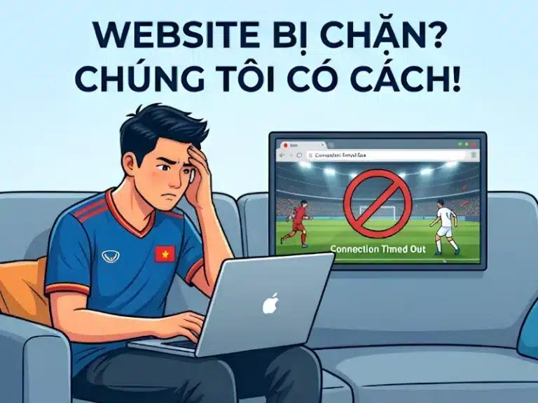 Website CakhiaTV bị chặn